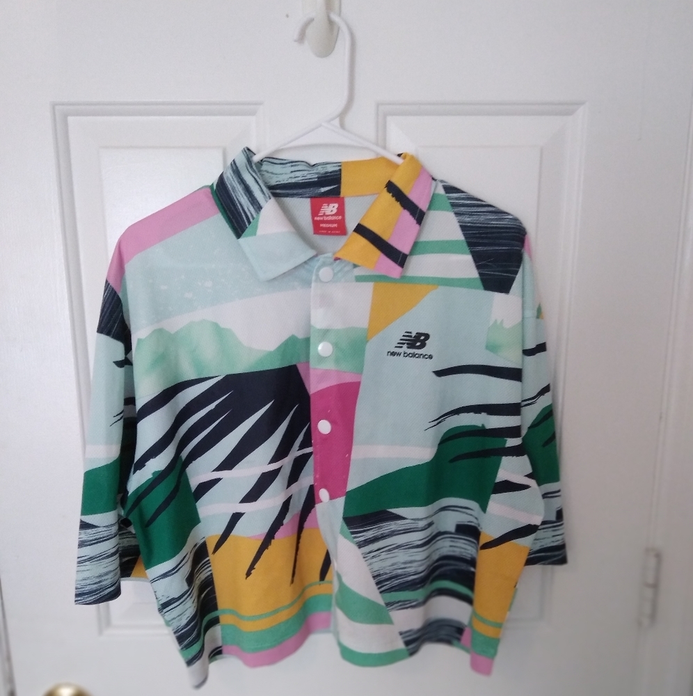 New Balance Snap Button Tee